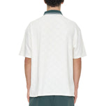 Huffer Check Par Golf Polo Shirt - Chalk