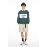 Huffer Rugby Pique Collared Golf Midlayer - Golf Green