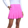 IBKUL Women's Flounce 16.5" Golf Skort - Hot Pink