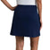 IBKUL Women's Solid A-Line 17.5" Golf Skort - Classic Navy
