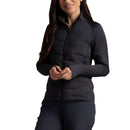 IBKUL Women's Solid Hybrid Puff Golf Jacket - Charcoal