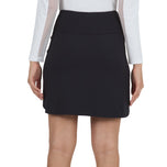 IBKUL 女式直筒 17.5 英寸高尔夫裙裤 - 黑色