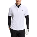 J.Lindeberg Bridge Golf Polo Shirt - White