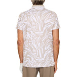 J.Lindeberg George Print Golf Polo Shirt - Scribble String