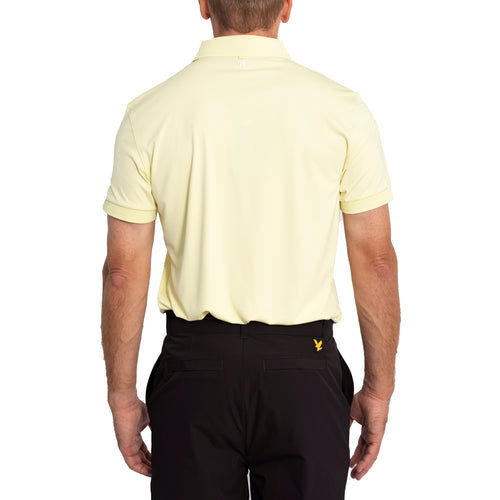 J.Lindeberg Tour Tech Reg Fit Golf Polo Shirt - Wax Yellow