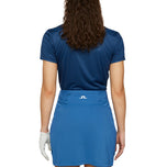 J.Lindeberg妇女Caitlyn高尔夫球球衫 - 阴影桥海军海军