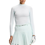 J.Lindeberg 女式 Ella 压缩高尔夫衬衫 - 天光色