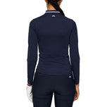 J.Lindeberg Women's Harper Quarter Zip Mid Layer - JL Navy