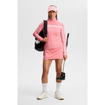J.Lindeberg Women's Janice Full Zip Golf Mid-Layer - Flamingo Plume