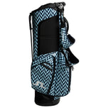 J.Lindeberg X Vessel Play Stand Golf Bag Printed - Black/White