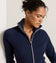 Peter Millar Women's Coolspun Lite Cotton Ribbed Cardigan - Navy