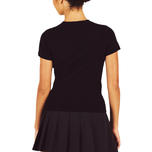 Malbon Women's Lisette Knit Golf Shirt - Black