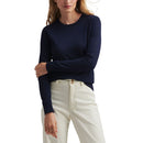 Peter Millar Women's Excursionist Merino Flex Knitted Golf Crew - Navy