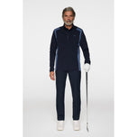 J.Lindeberg Lukas Quarter Zip Golf Mid-Layer - Vintage Indigo