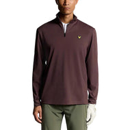 Lyle & Scott Course Golf Midlayer - Berry