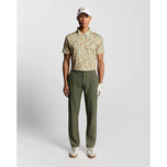 Lyle & Scott Digital Floral Golf Polo Shirt - Sunrise Yellow