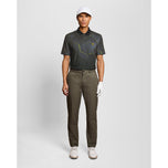 Lyle & Scott Geometric Print Golf Polo Shirt - Jet Black