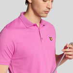 Lyle＆Scott Golf Tech Polo衬衫 - 轮廓粉红色