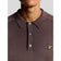 Lyle & Scott Long Sleeve Knitted Golf Polo Shirt - Berry