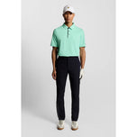 Lyle & Scott Shank Button Golf Polo Shirt - Tinted Aqua/Dark Navy