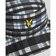 Lyle & Scott 格子呢桶形高尔夫球帽 - 深黑色/白色