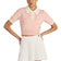 Malbon Women's Mikayla Knit Golf Polo Shirt - Dusty Rose