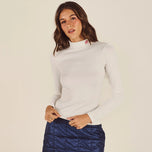Malbon Women's Rally Mockneck - Sugar Swizzle