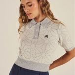Malbon Women's Mikayla Sashiko Polo - Ivory
