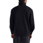 Malbon 学院高尔夫运动衫 1/4 拉链 - 黑色
