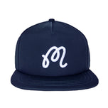 Malbon M Golf Snapback Cap - Navy