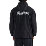 Malbon Ridge Anorak 高尔夫性能套头衫 - 黑色