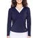 Golftini Women's Say Yes Long Sleeve Golf Polo Shirt - Navy/White