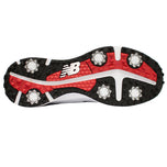 New Balance Advantage v2 Spiked Wide (2E) Golf Shoes - White/Black