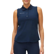 Rohnisch Women's Nicky Sleeveless Golf Polo Shirt - Navy