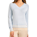 Nivo Women's Sofia V-Neck Golf Sweater - Ballad Blue