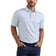 Peter Millar Ashgrove Performance Jersey Golf Polo Shirt - Stream Blue