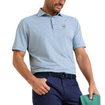 Peter Millar Owens Performance Jersey Golf Polo Shirt - Sport Navy