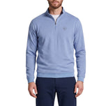 Peter Millar 男士 Ridgeline 针织高尔夫四分之一拉链 - Summer Rain