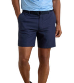 Peter Millar Salem 高性能高尔夫短裤 - 海军蓝