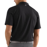 Peter Millar 纯色性能球衣高尔夫 Polo 衫 - 黑色
