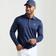 Peter Millar 纯色性能球衣高尔夫 Polo 衫 - 海军蓝