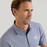 Peter Millar Solid Performance Jubilee Jersey Golf Polo Shirt - Navy