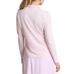 Peter Millar Women's Keswick Long-Sleeve Golf Polo - Pearl Pink