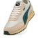 Puma Helsinki G Spikeless Golf Shoes - Frosted Ivory/Green Terrain/Light Straw