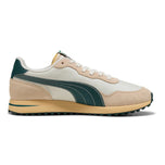 Puma Helsinki G Spikeless Golf Shoes - Frosted Ivory/Green Terrain/Light Straw