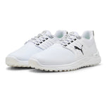 Puma Ignite Elevate 2 Wide Spikeless Golf Shoes - Puma White/Puma Black/Puma Silver