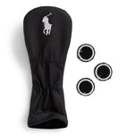 RLX Ralph Lauren 刺绣混合头套 - 黑色