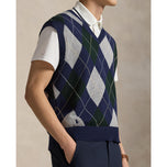 RLX Ralph Lauren Polo Argyl 2/48 棉质 Coolmax 高尔夫背心 - Argyle 多色