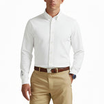 RLX Ralph Lauren Slim Fit Performance Pique高尔夫衬衫 - 陶瓷白色