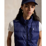 RLX Ralph Lauren 高性能全拉链保暖高尔夫背心 - 精致海军蓝